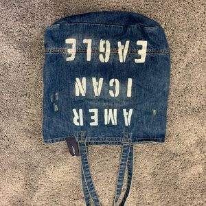 American Eagle denim tote bag, new with tags.